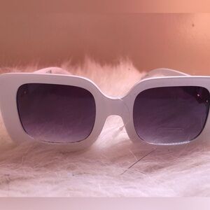 NWT White Sunglasses